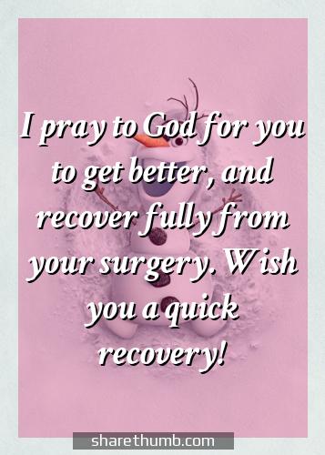 sending good wishes before surgery